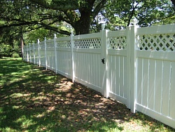 Деревянный забор Решетка белого цвета